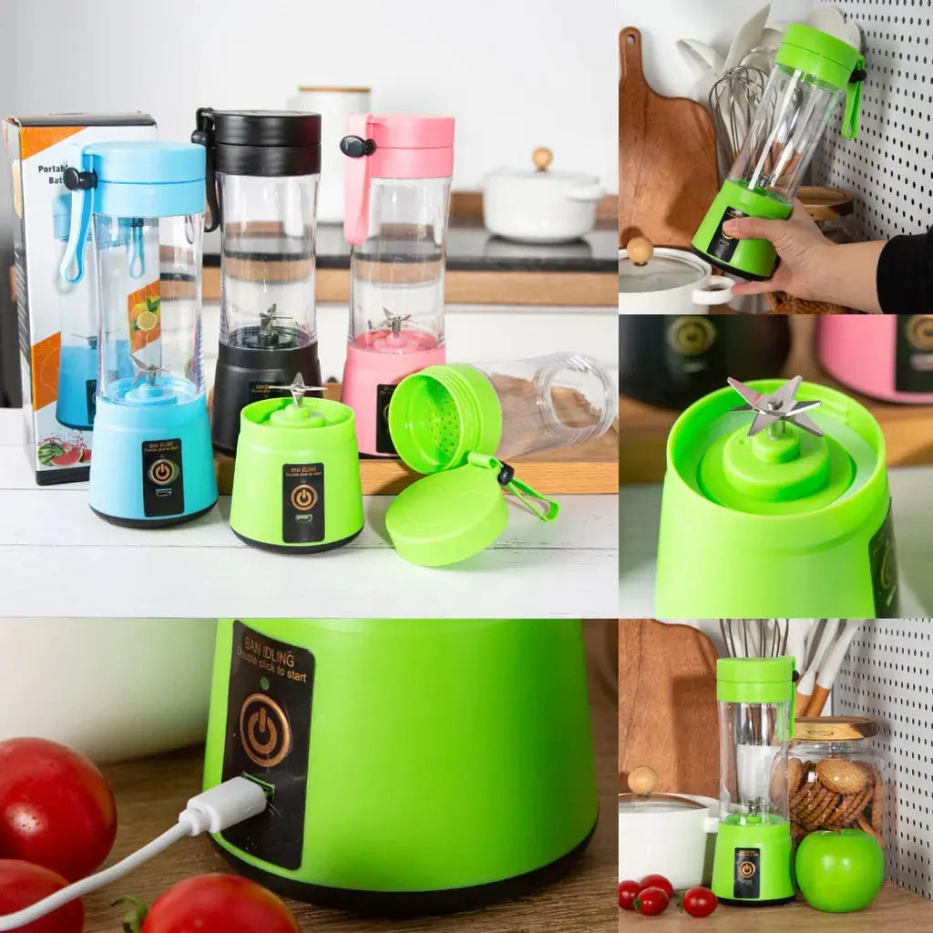 6-Blade Portable USB Rechargeable Blender