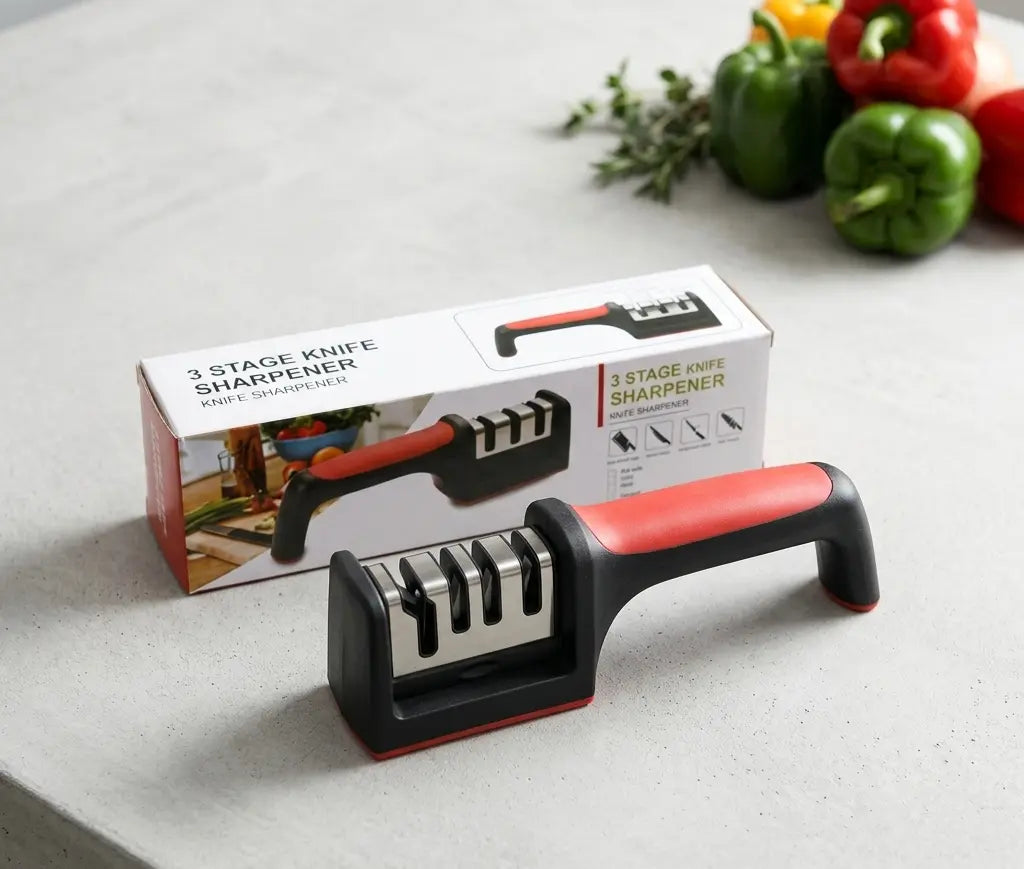 3-Stage Professional Kitchen Knife Sharpener