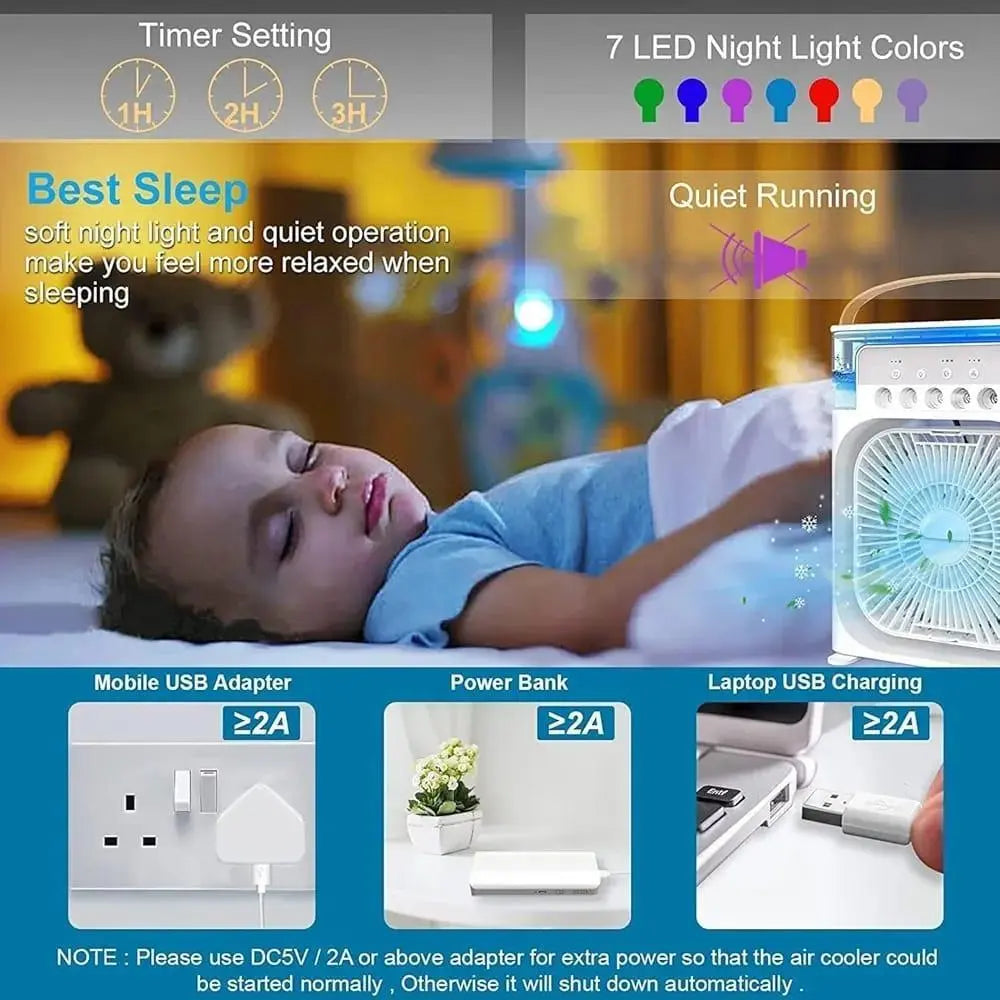 Portable Mini Air Cooling Fan.