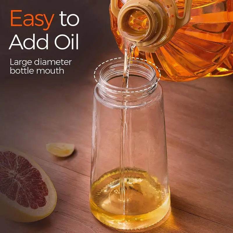 Premium 2-in-1 Dual Function Oil Dispenser & Spray Bottle