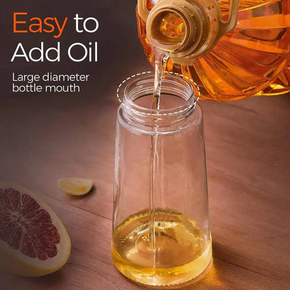 Premium 2-in-1 Dual Function Oil Dispenser & Spray Bottle