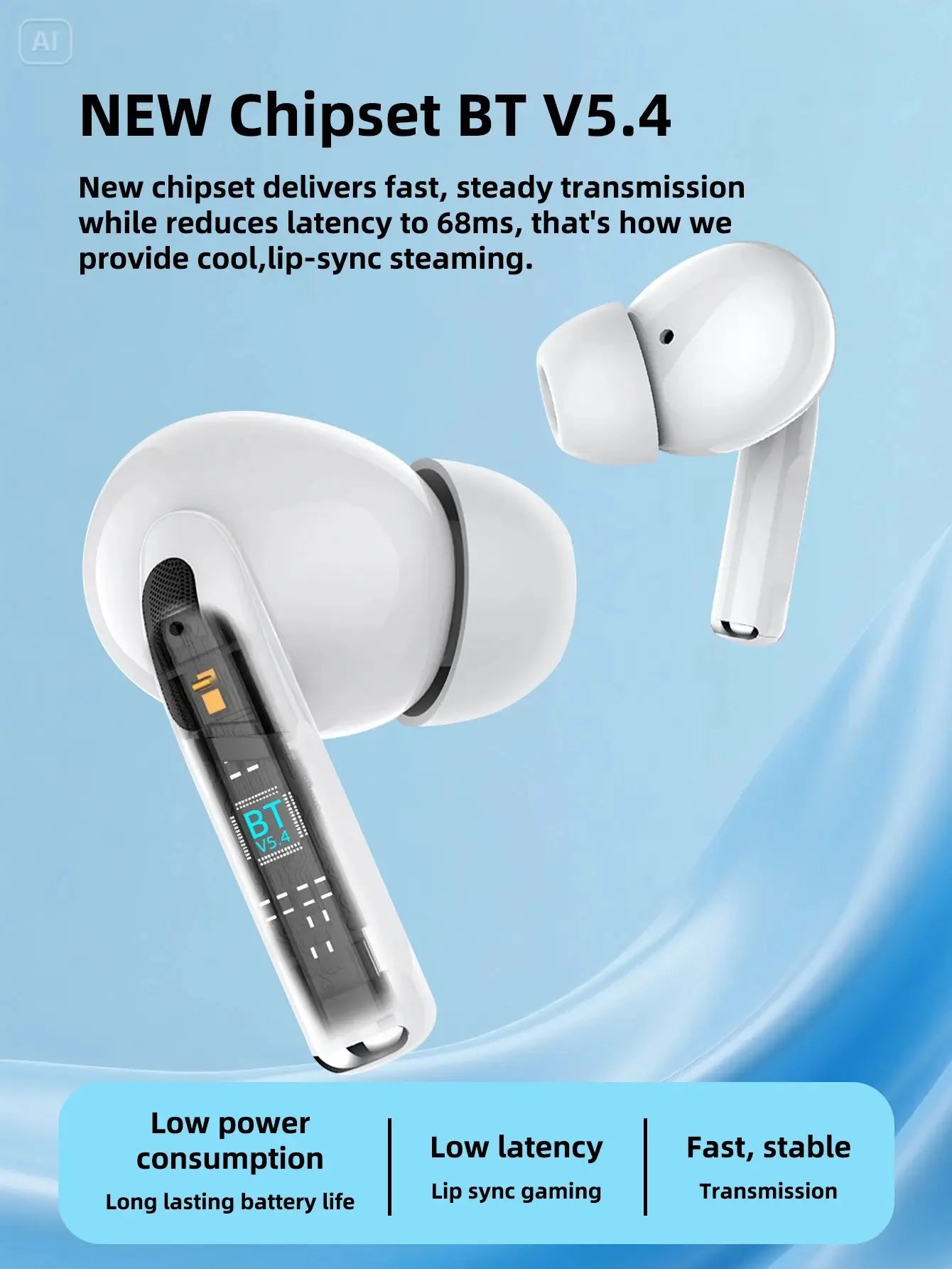 JR-T03S Plus Wireless Earbuds.