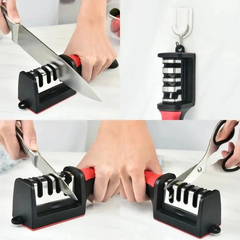 3-Stage Professional Kitchen Knife Sharpener