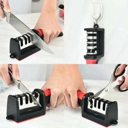 3-Stage Professional Kitchen Knife Sharpener