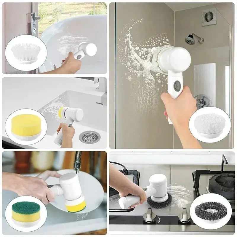 Ultra-Sonic 360° Multipurpose Electric Cleaning Brush