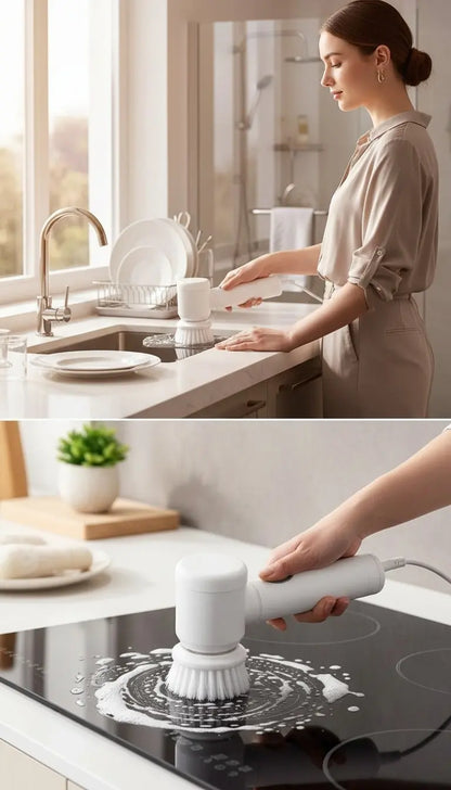 Ultra-Sonic 360° Multipurpose Electric Cleaning Brush